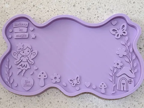 Bandeja organizadora: Fairy Garden Sensory Tray — referencia de MakerWorld