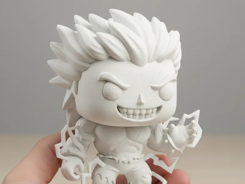Bestia Eléctrica Chibi inspirada en Blanka