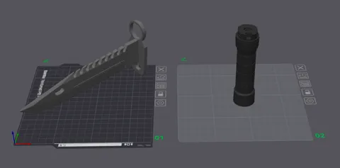 Bayonet low poly