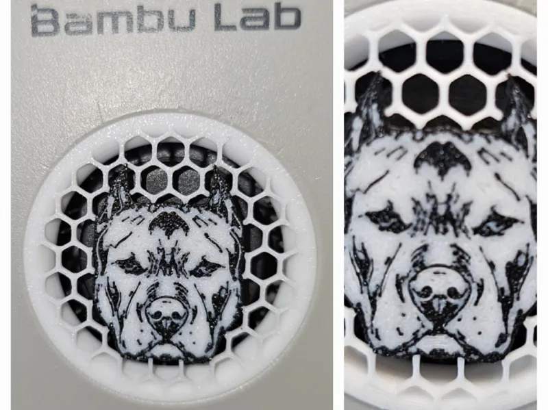Pitbull Fan Cover - P1S/P1P !ONLY FOR 0.2 Nozzle!