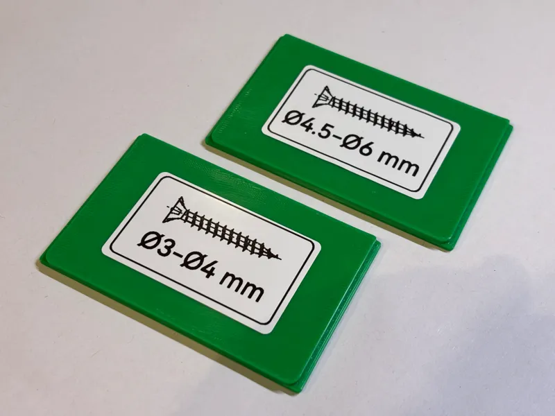 Label Holder for Gridfinity Storage Toolbox Large