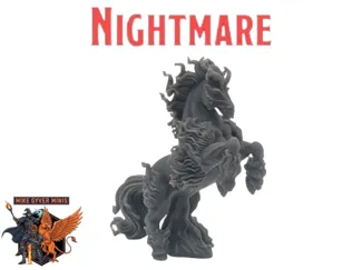 DnD TTRPG Nightmare Miniature