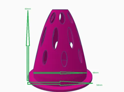 48 mm net pot cup