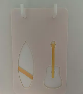 Surfboard & Guitar Key Holder