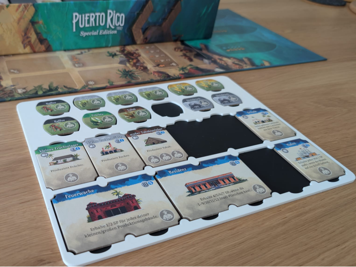 Puerto Rico Special Edition Player Boards