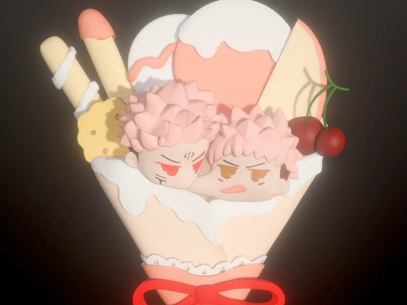 咒术回战宿傩虎杖悠仁可丽饼