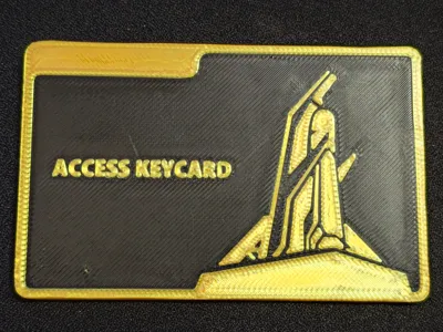 PIP IC card holder - Delta - President's Lounge - Room key card