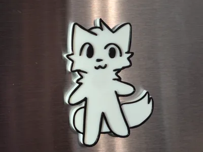 Goofy Boykisser magnet