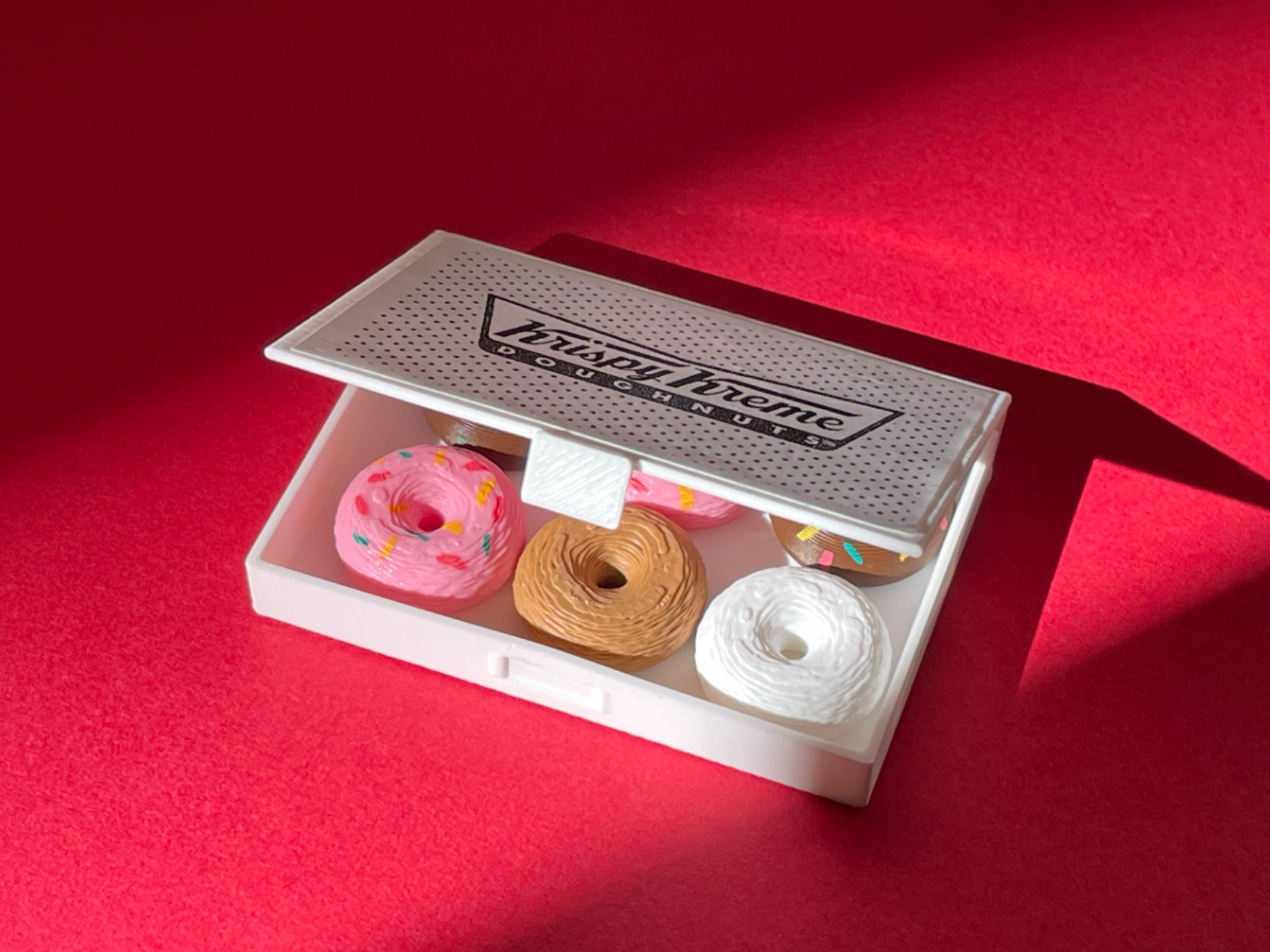 Mini Donuts (Box Included!) 3D model