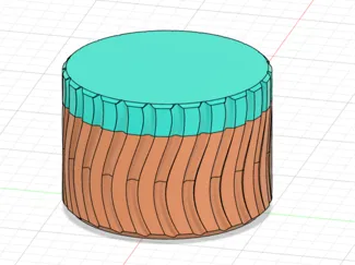 2 round threaded box