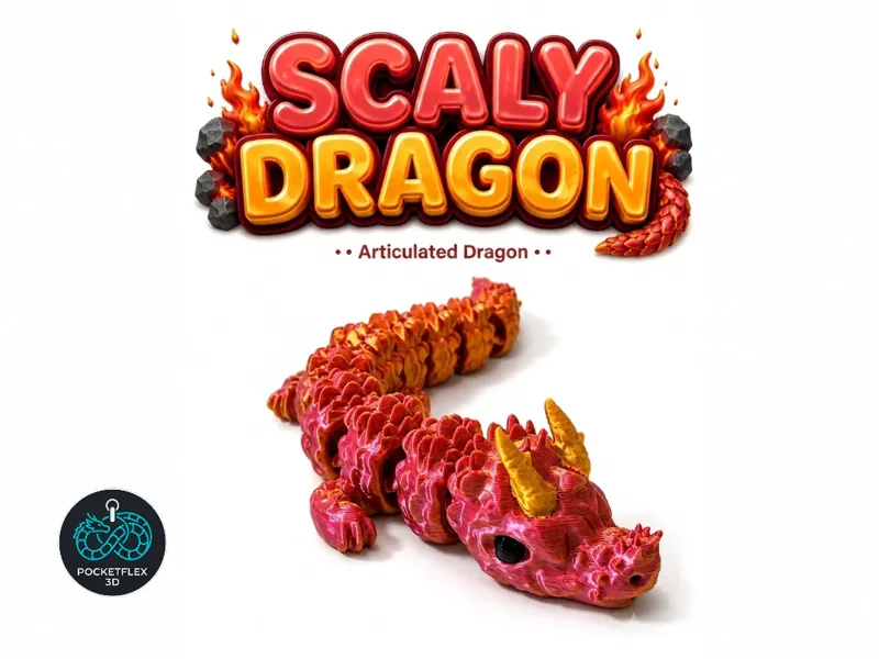 Flexi Scaly Dragon - Toy