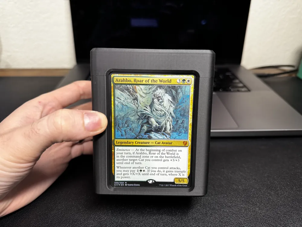 Commander Case - Parametric MTG Commander Deckbox - Free 3D Print Model -  MakerWorld