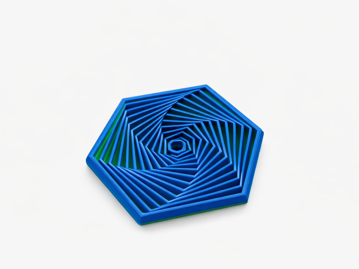 Dual-Colored Hexagon Fidget