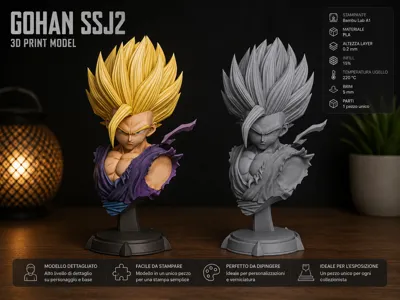 Gohan SSJ2 Busto - Dragon Ball Z