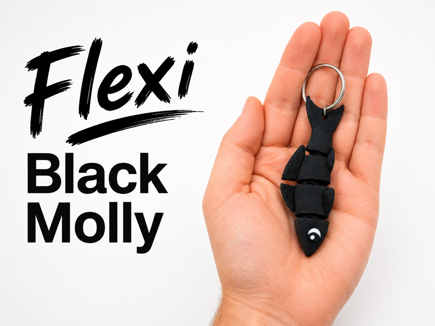 Flexi MolIy Fish Key-Chain