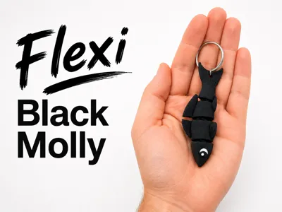 Flexi MolIy Fish Key-Chain