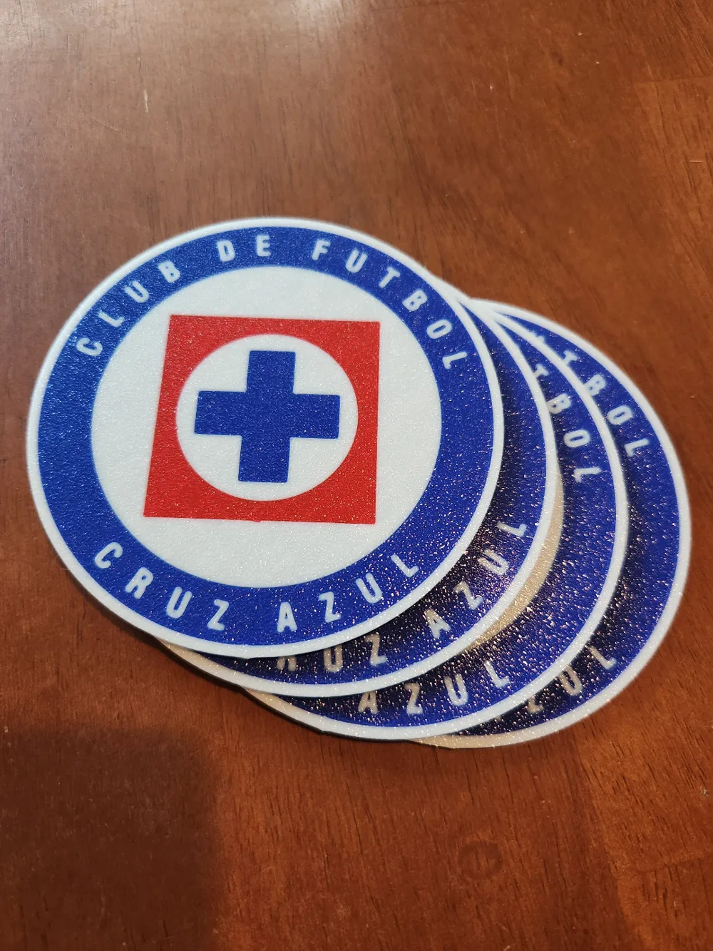 FC Cruz Azul - Drink Coasters - 4-Pack by FinnyTee - MakerWorld