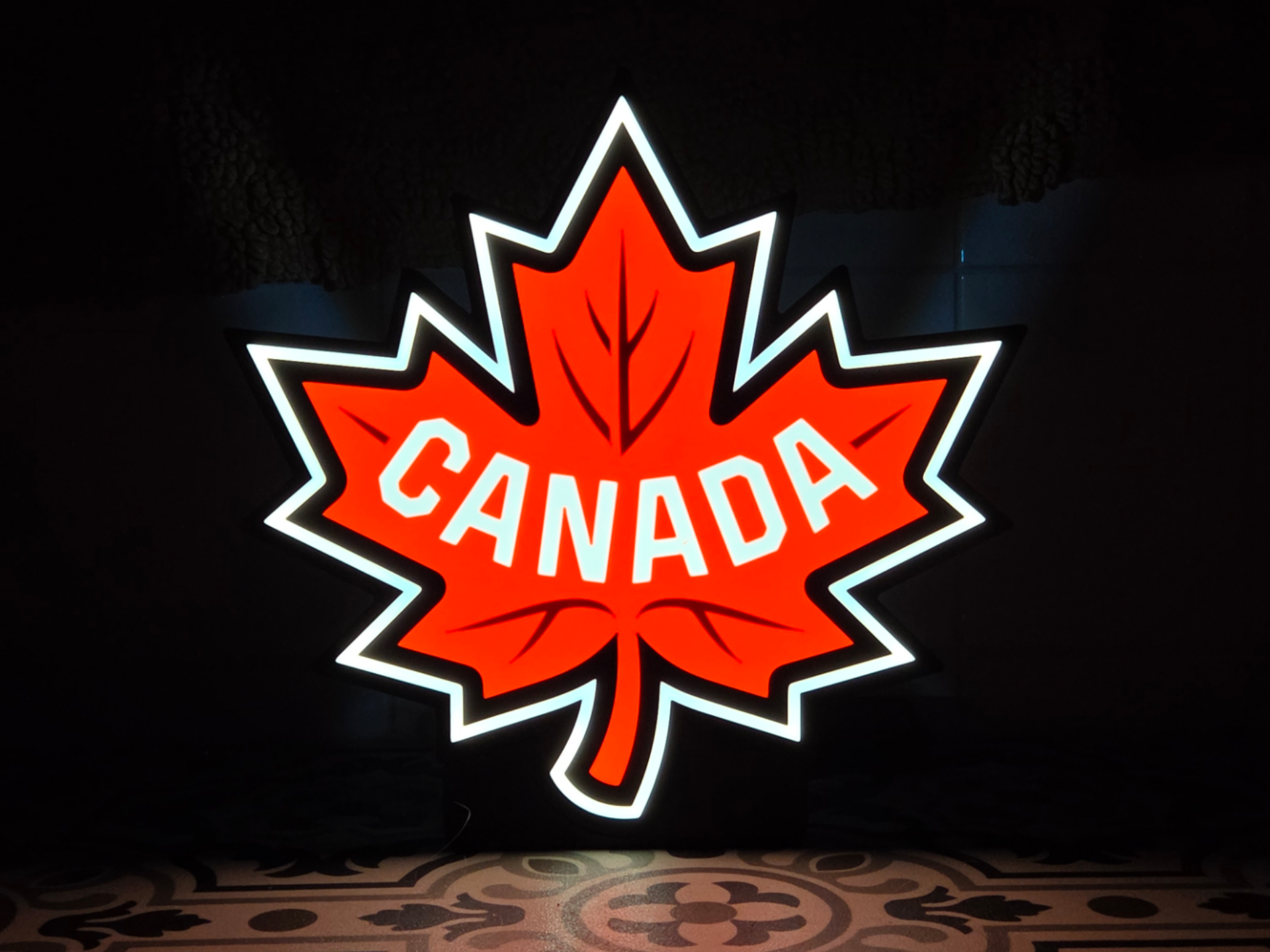 Team Canada 4 Nations LED Lightbox Sign