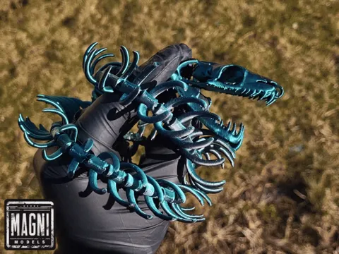 Articulated Snake Skeleton