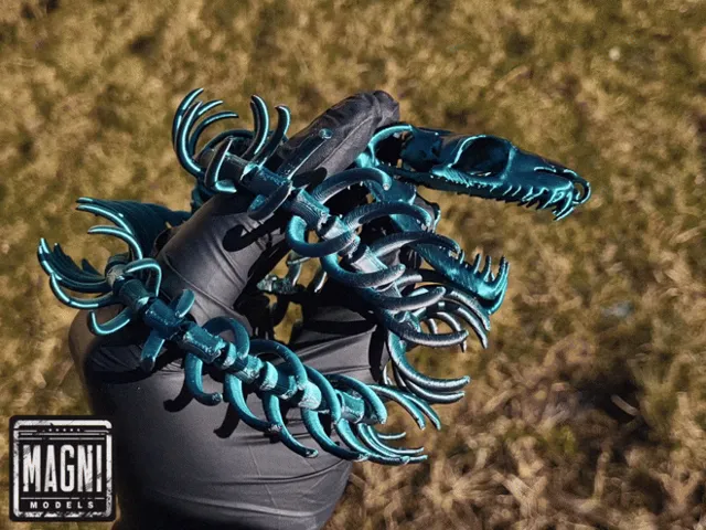 Articulated Snake Skeleton
