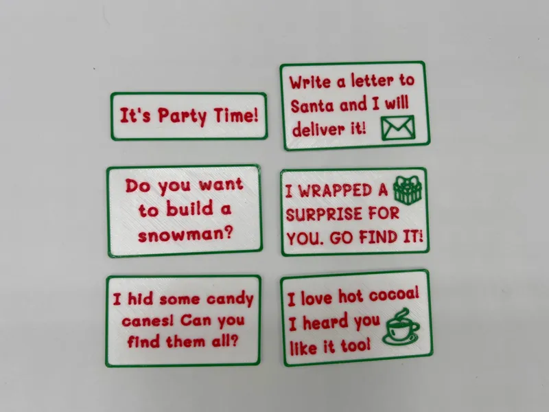 Elf on the Shelf Signs - Set 3 Games