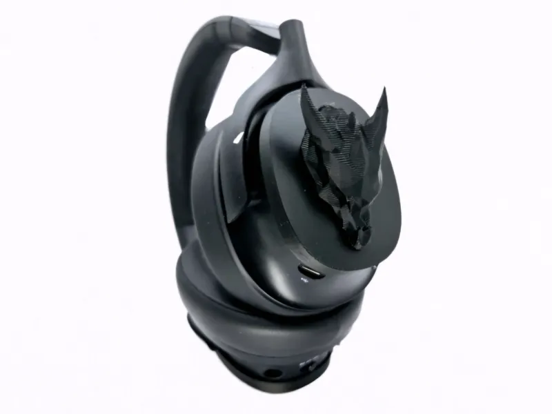 Heavys Headphones Shell H1H Dragon Skull Low Poly