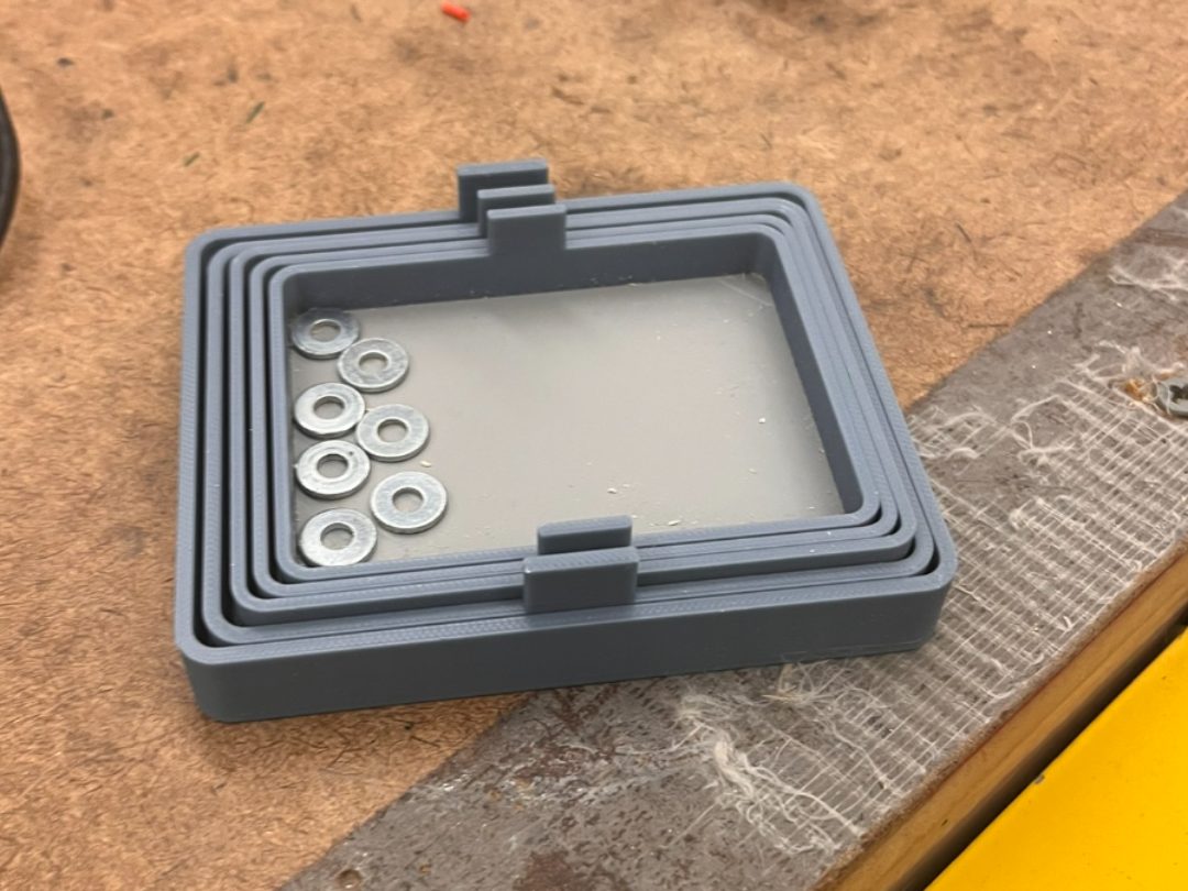Stackable Nestled Trays