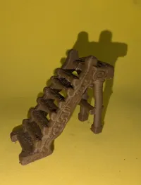 Escalier en bois miniature pour diorama — photo 3