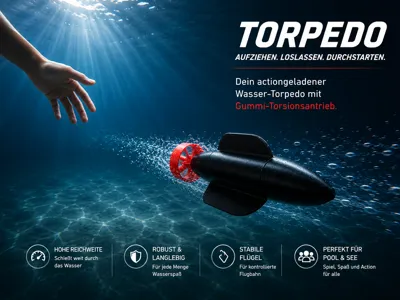 Rubber-powered Torpedo