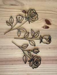 Roses décoratives minimalistes — photo 2