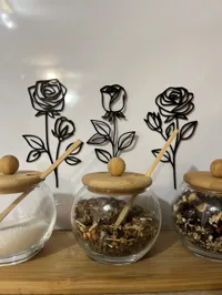 Roses décoratives minimalistes — photo 1