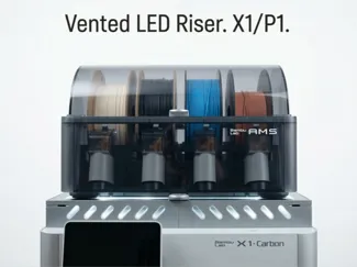 X1C/P1S Vented Led Riser