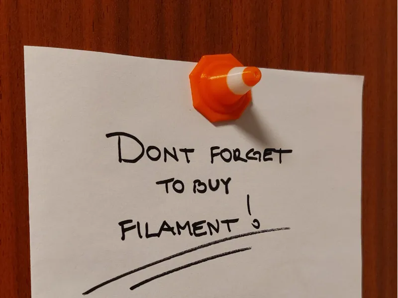 Traffic cone magnet