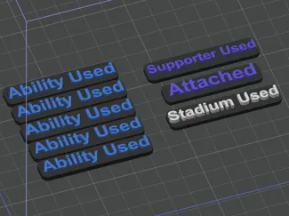 Pokemon - Abbility/Supported/Stadium/Attached tags