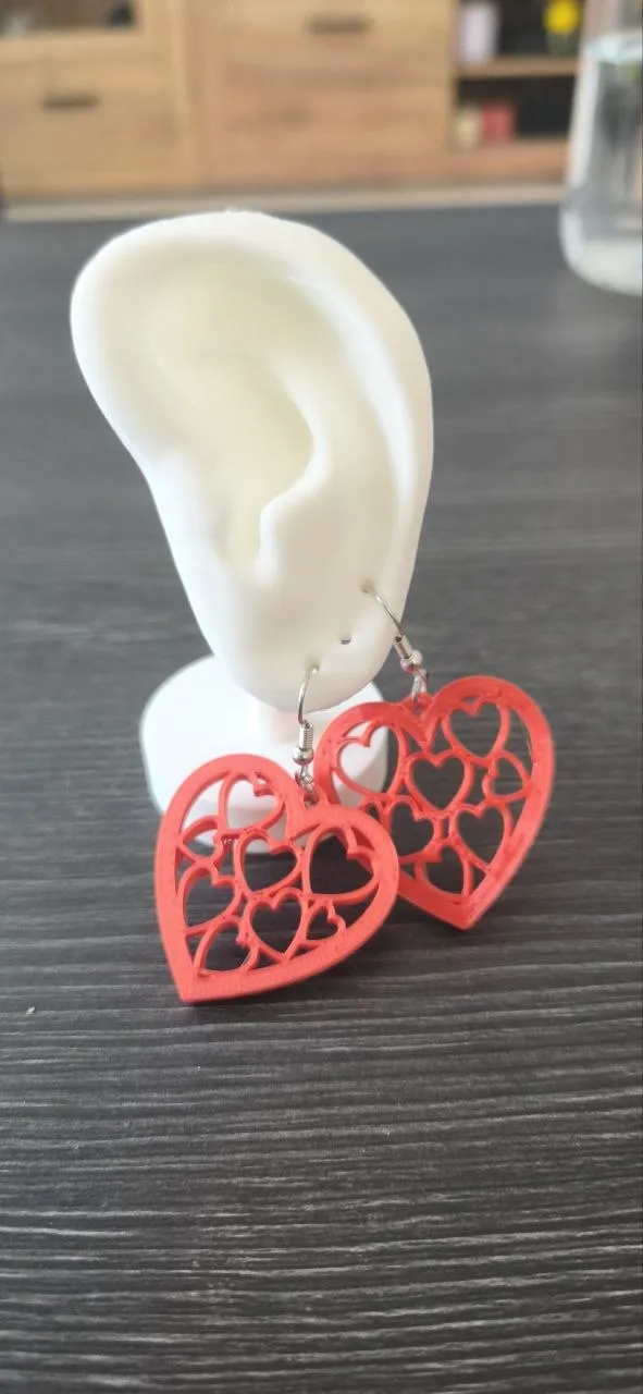 pendientes corazones view 3