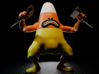 Angry Candy Corn
