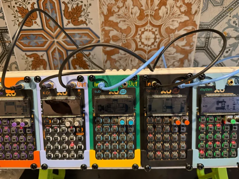 Teenage Engineering Pocket Operator Eurorack Plate