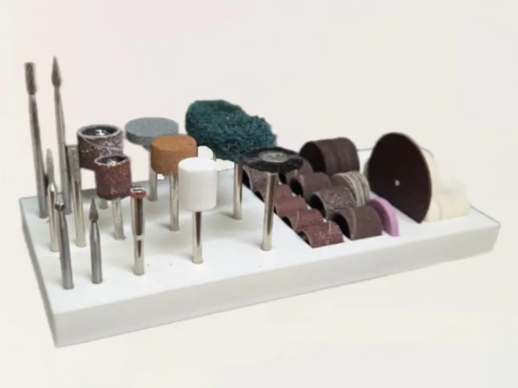 Parkside/Dremel bits holder for ikea skadis