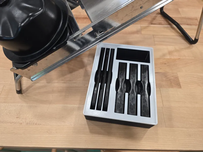 de Buyer mandoline slicer blade storage