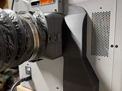 P2S/X2D Magnetic Poop Chute for Exhaust Kit
