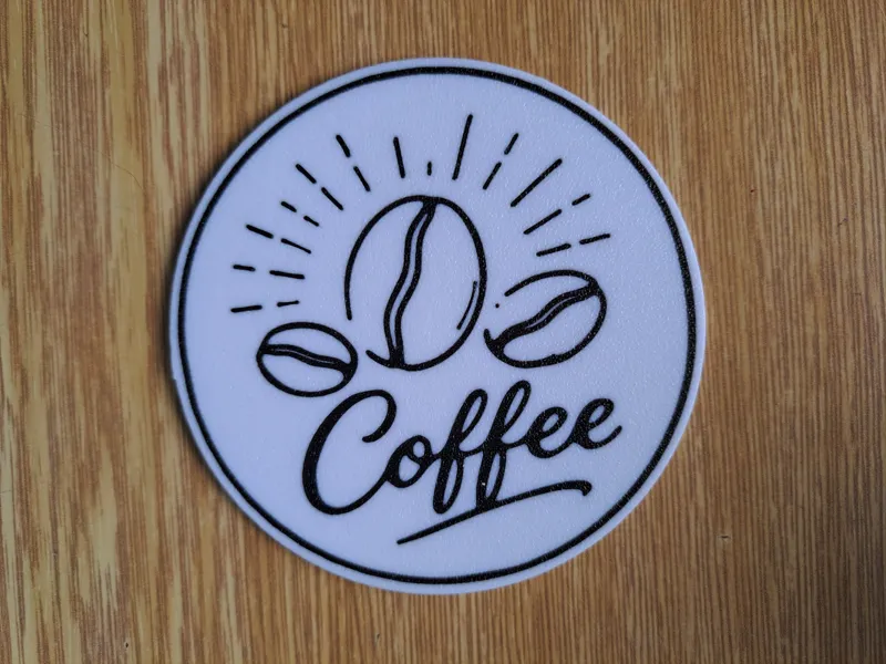 Coffee Bean Coaster #01