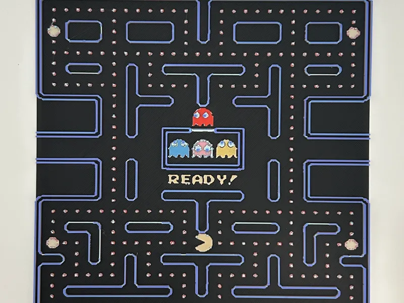 PacMan Start Screen HueForge
