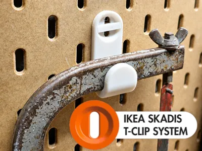 Ikea Skadis T-Clip Universal Hook: The best one :)