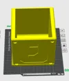 Fewer Filament but Strong 0.2mm layer, 2 walls, 1% infill