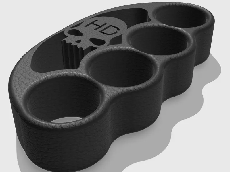 Brass knuckles HD (Harley Davidson) for funs