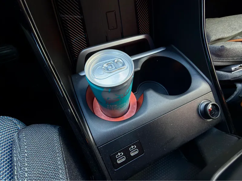 Red Bull cup holder adapter for BMW X1