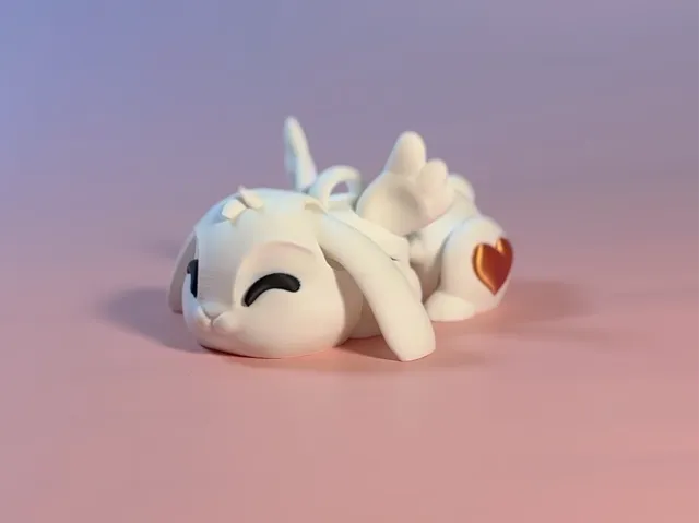 Cupid Bunny - The Articulated Valentine’s Keychain
