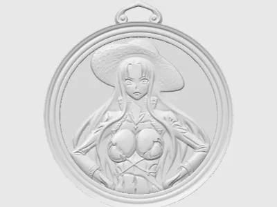 Boa Hancock One Piece small hanging picture