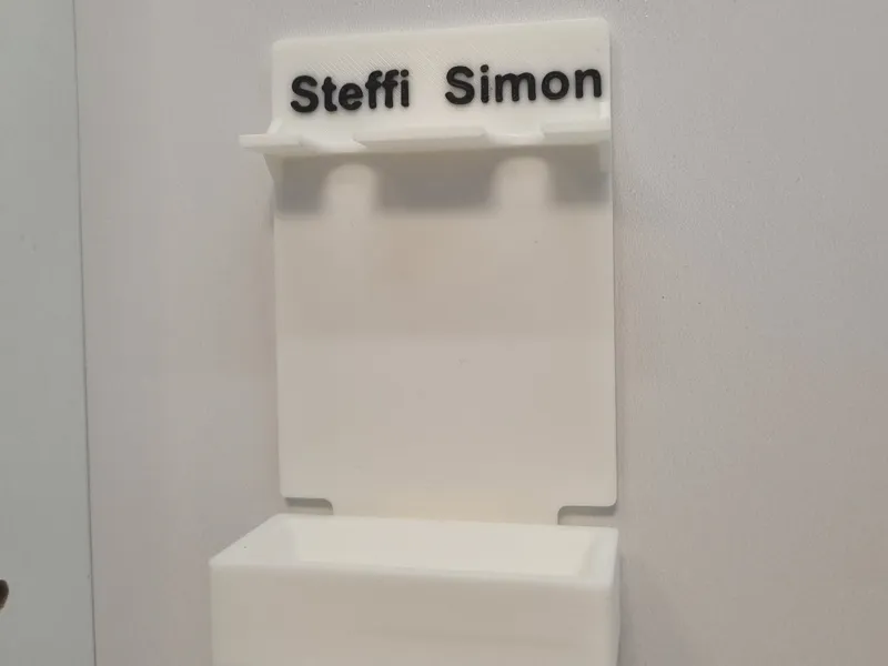 Toothbrush Holder with Tray