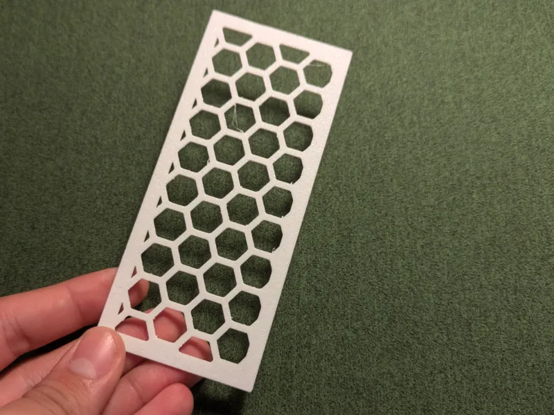 Honeycomb bookmark
